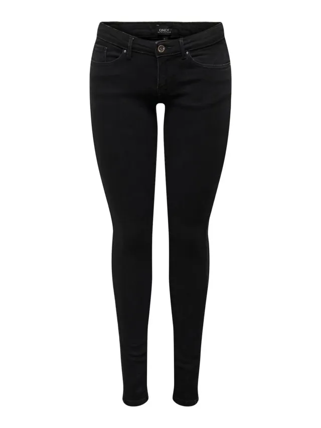 ONLY Onlcoral jeans skinny vita bassa 26W/32L blu