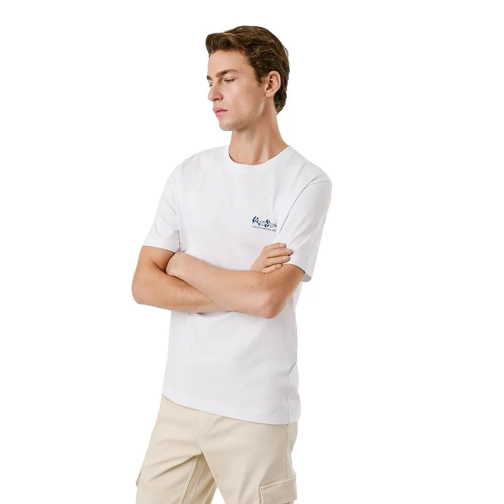 Pepe Jeans Milon Tee T-Shirt Uomo XXL Bianca Cotone