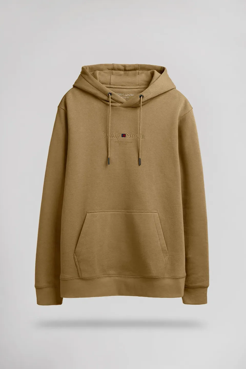 Teddy Smith S-Jim felpa beige con cappuccio