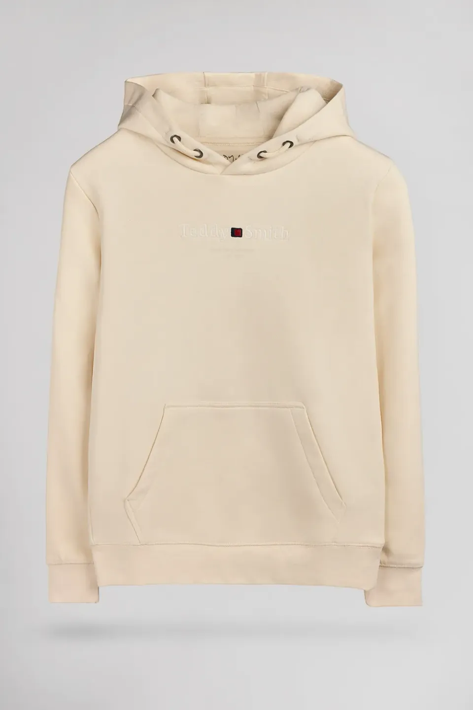 Teddy Smith S-Jim Hoody felpa ragazzo naturel cappuccio