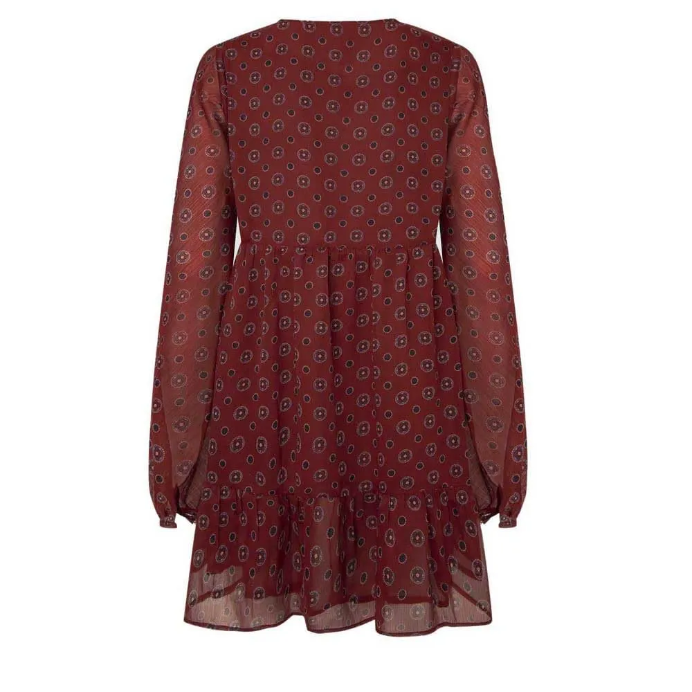 Pepe Jeans Plume mini abito donna M maniche lunghe