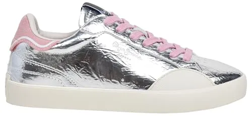 Pepe Jeans Lane Metal G sneakers donna 36 2/3 metallizzate