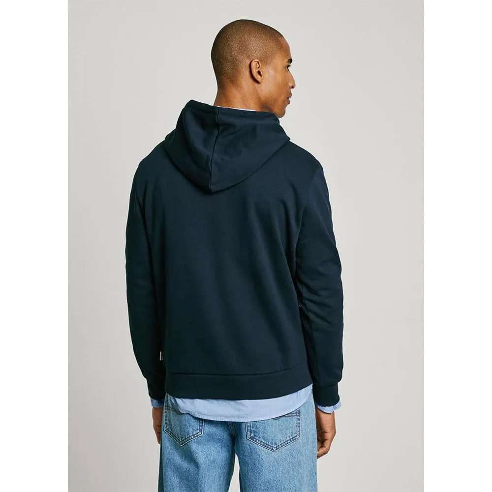Pepe Jeans Essential Hoodie Felpa Uomo con Cappuccio Spazzolata
