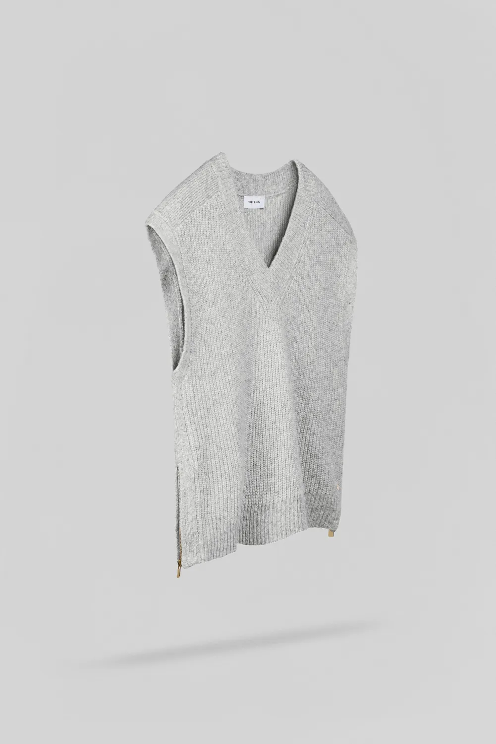Teddy Smith P-Milo gilet donna grigio chine