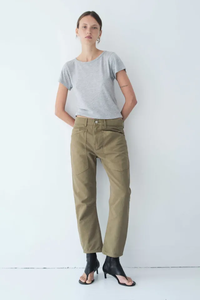 acquaverde Sean pantalone New Army gamba dritta