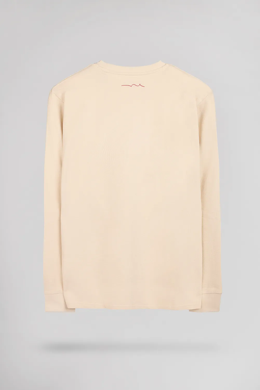 Teddy Smith T-Jameson ML t-shirt maniche lunghe crema tasca