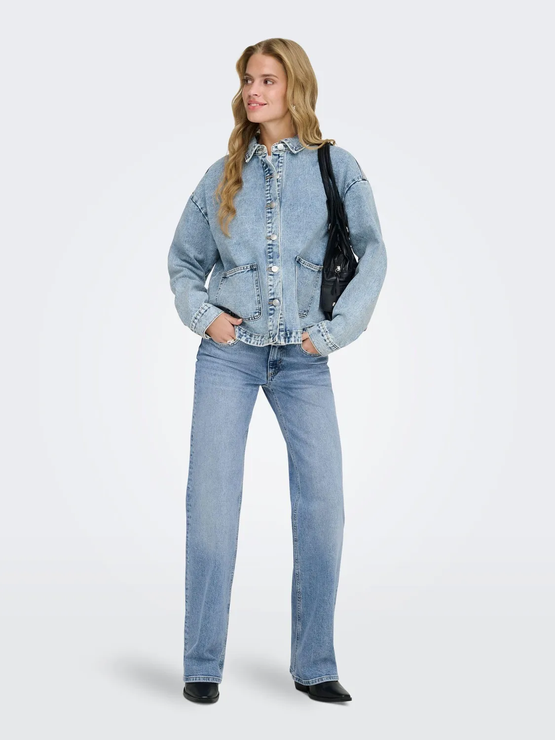 ONLY Onljuicy Vita Alta jeans wide leg 25W/32L vita alta
