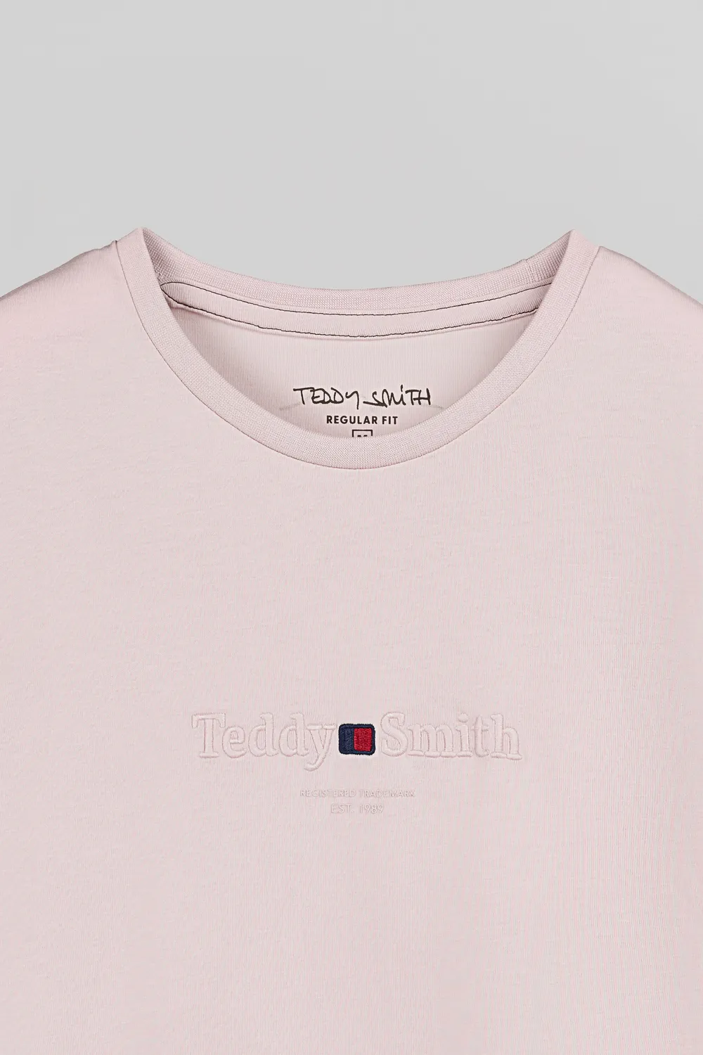 Teddy Smith T-Jim t-shirt uomo rosa quartz