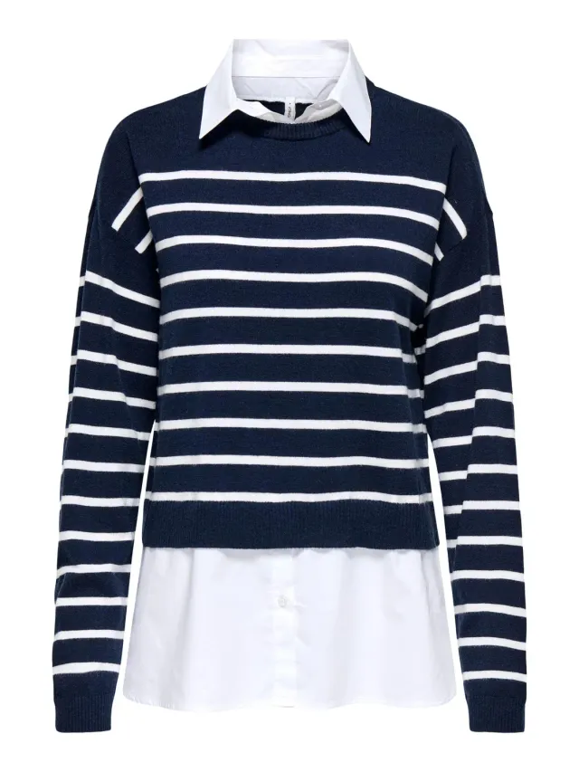 ONLY Onlpayson Mix pullover mélange taglia M