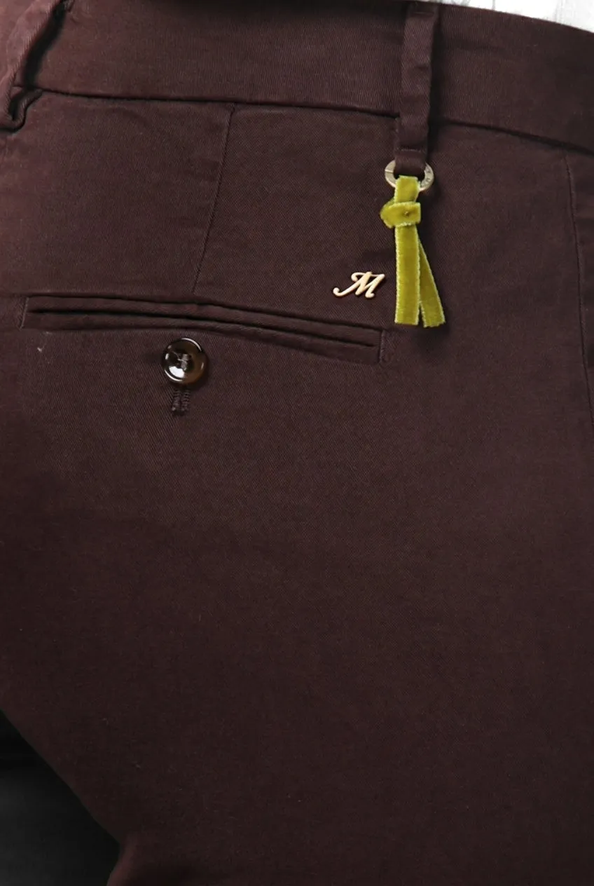 Mason's New York Trumpet pantalone donna vinaccia slim