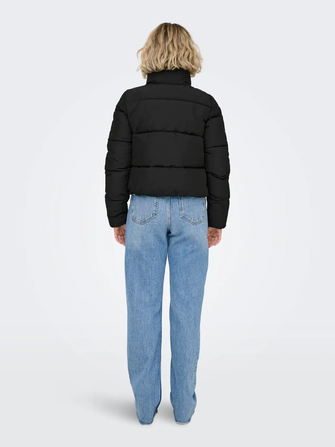 ONLY Onldolly Short Puffer giacca trapuntata nera