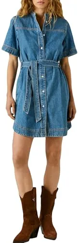 Pepe Jeans Victoria SS vestito denim donna L leggero