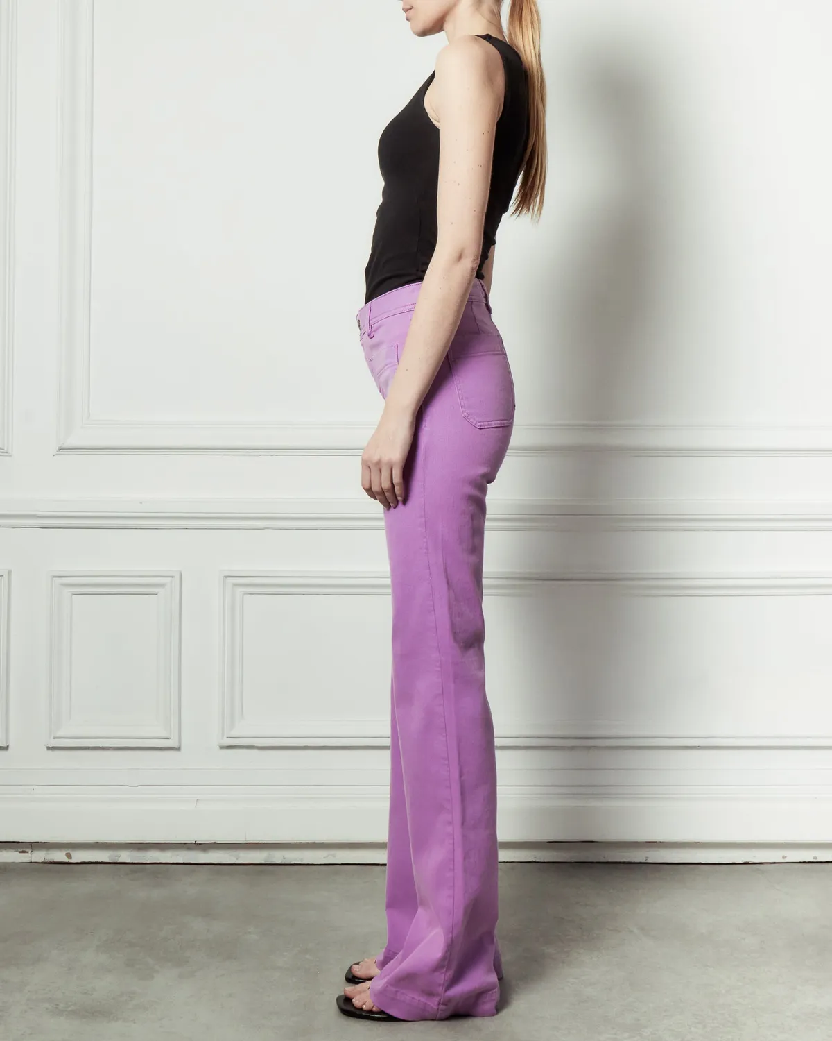 acquaverde Charlotte pantaloni bootcut Iris