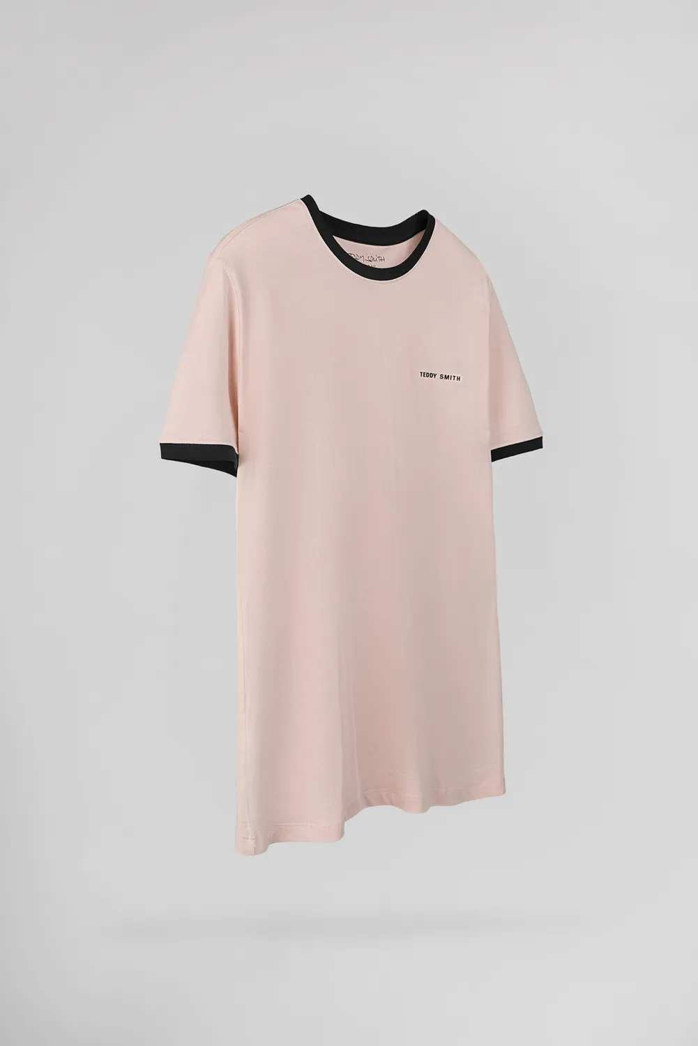 Teddy Smith The-Tee 2 t-shirt uomo rosa pastello cotone