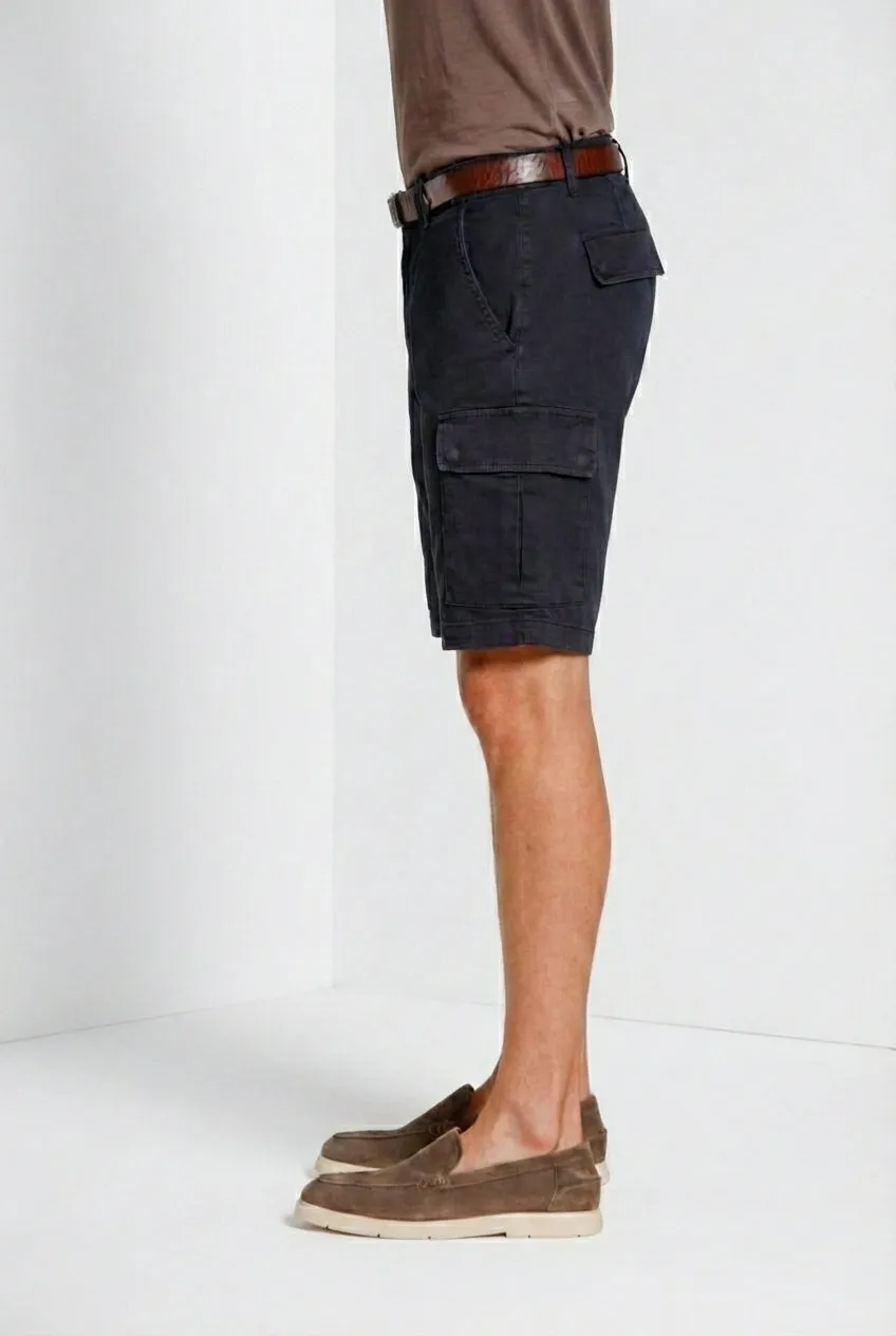 Mason's Chile bermuda cargo blu notte slim fit