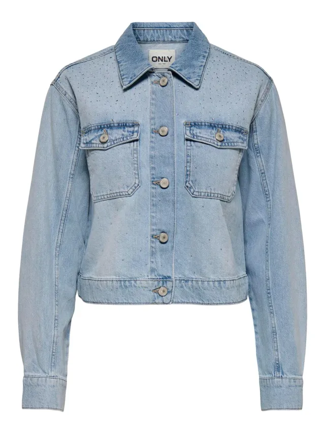 ONLY Onllumi giubbotto jeans L denim