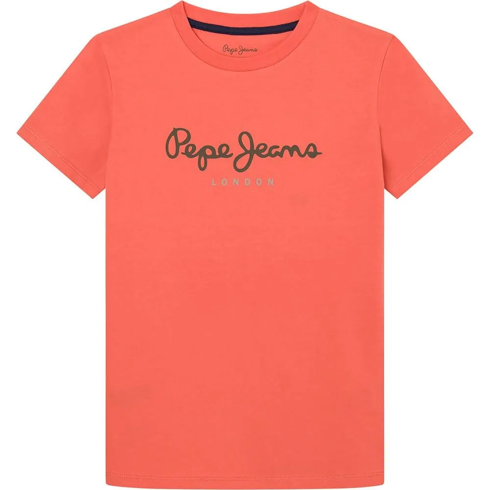 Pepe Jeans Art T-Shirt Bambino Cotone Verde