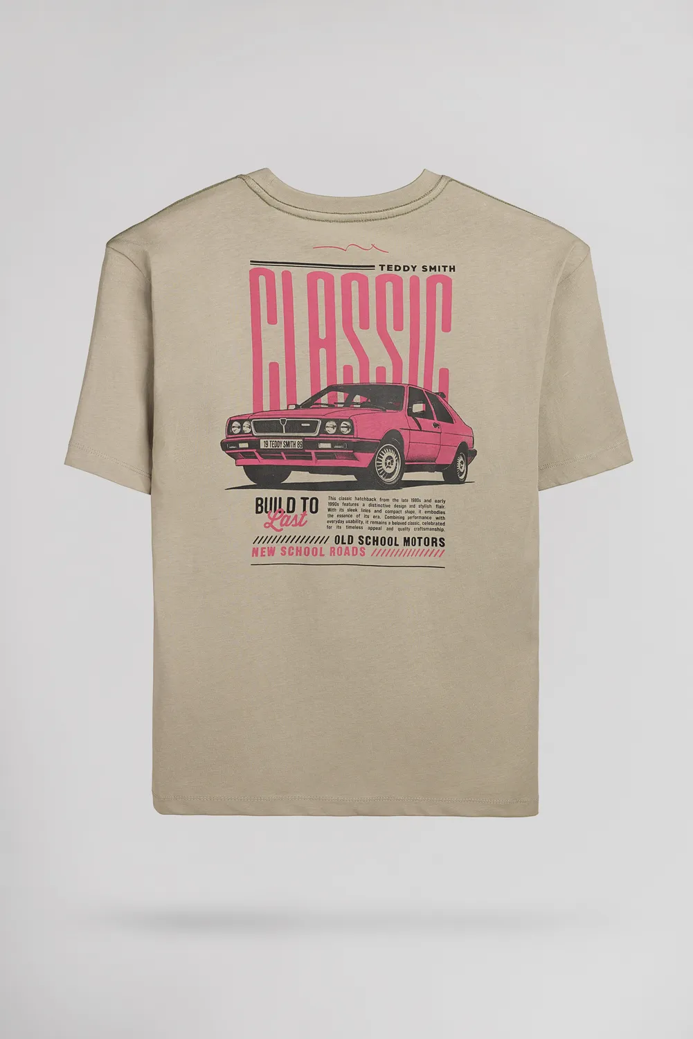 Teddy Smith T-Cars t-shirt kaki ragazzo cotone