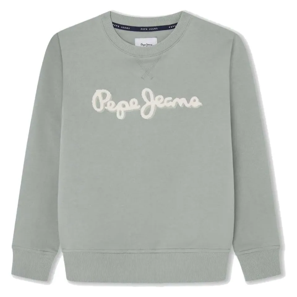 Pepe Jeans New Lamonty Crew felpa bambino girocollo cotone
