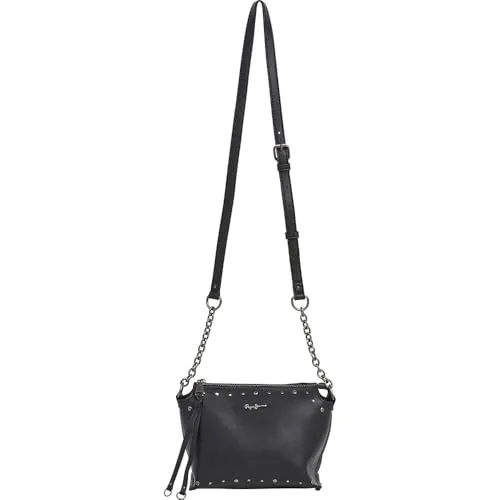 Pepe Jeans Edith Moon borsa a tracolla nero borchie