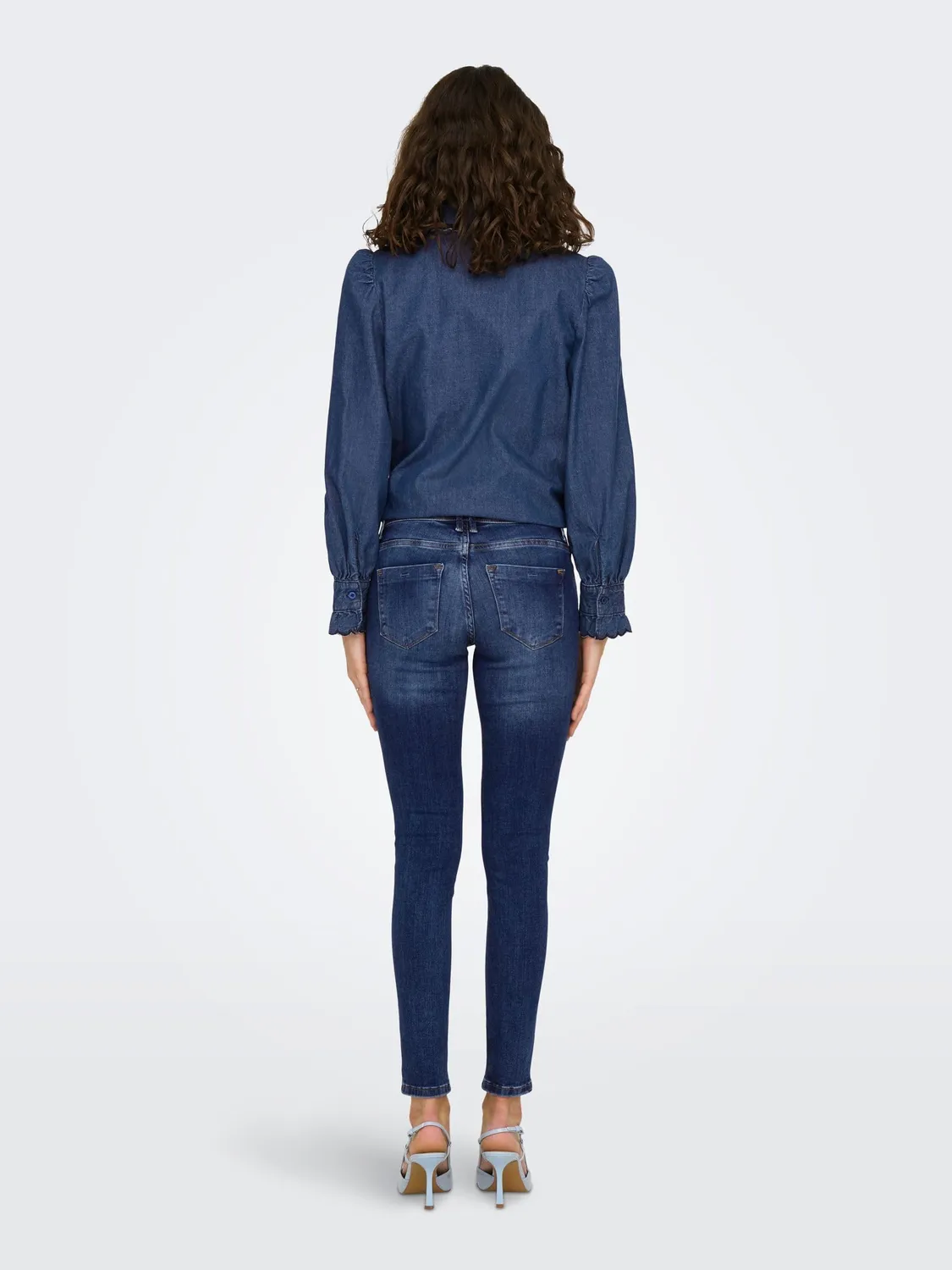 ONLY Onlshape jeans skinny donna 25W 30L elasticizzati
