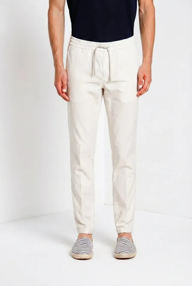 Mason's New York Sack pantalone jogger bianco regular