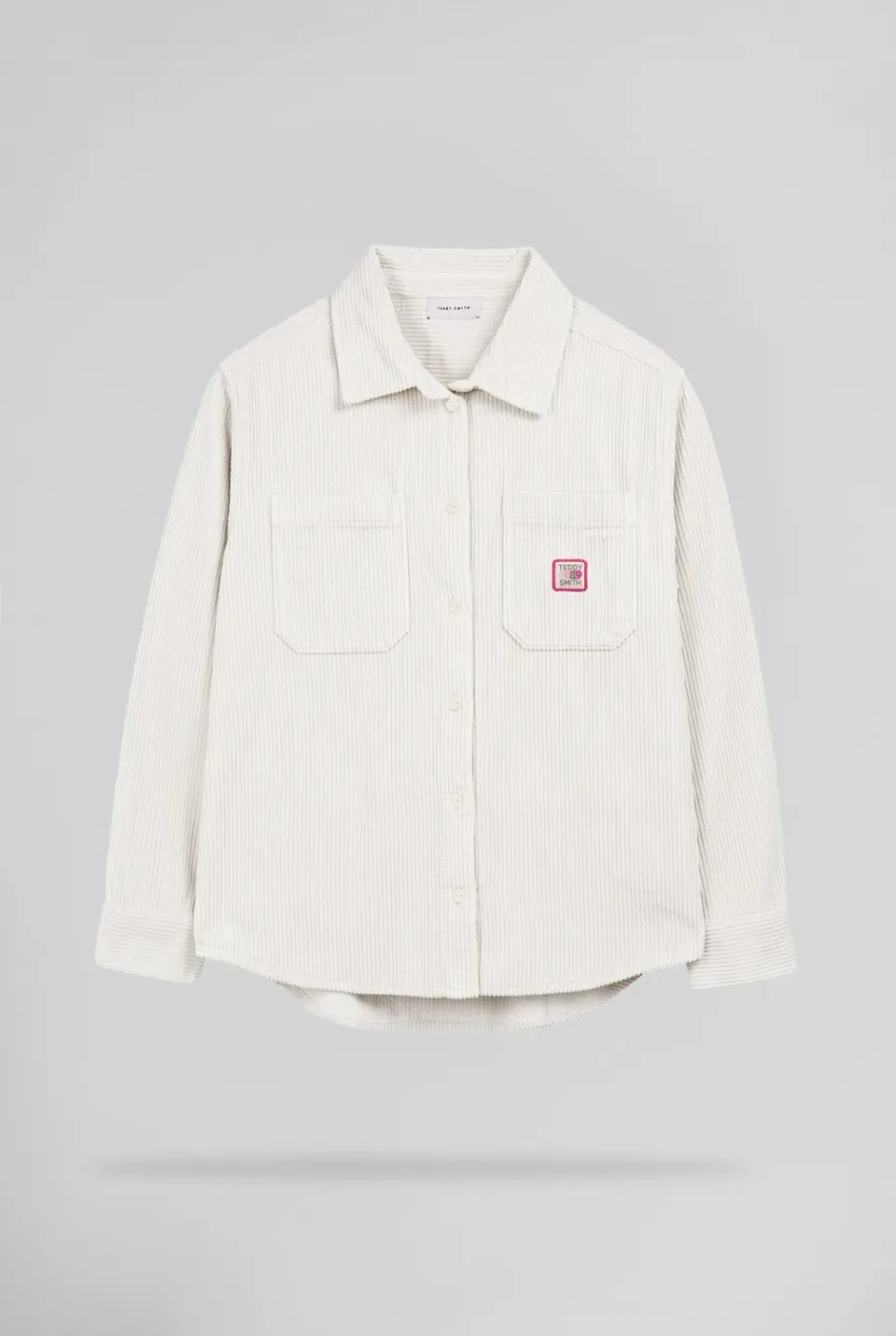 Teddy Smith C-Alia ML camicia donna Middle White velluto