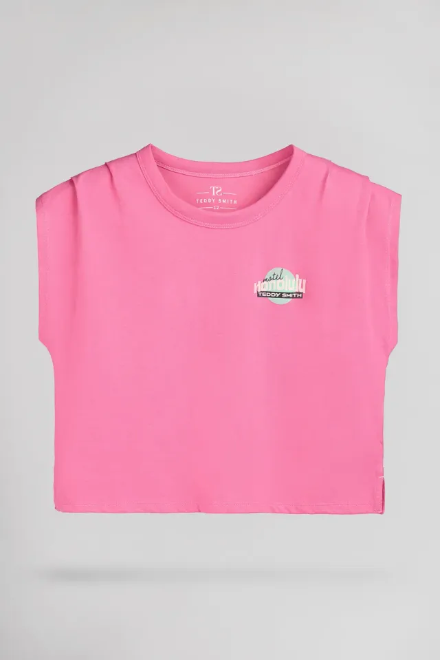 Teddy Smith T-Motel canotta bambina bubble pink