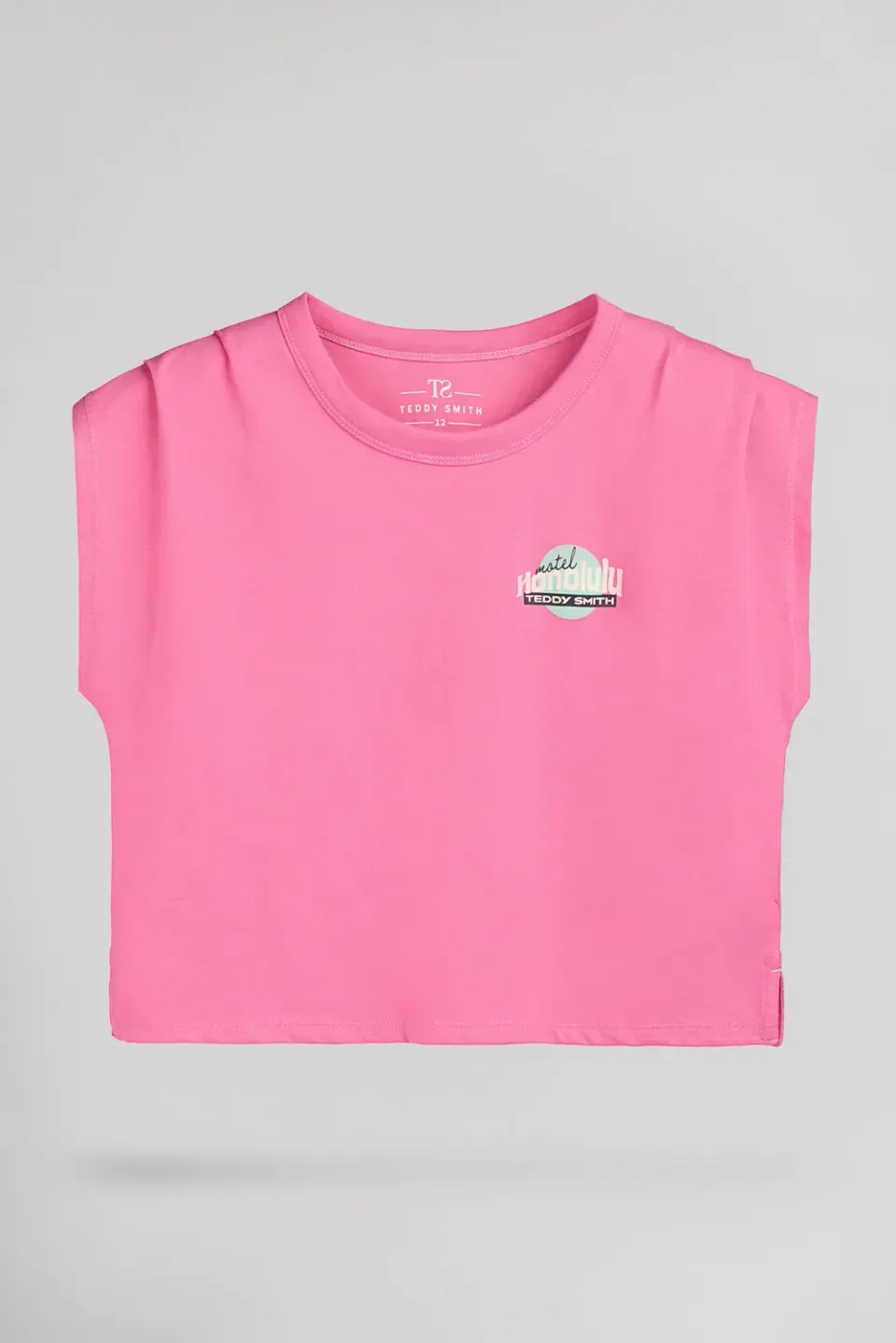 Teddy Smith T-Motel canotta bambina bubble pink