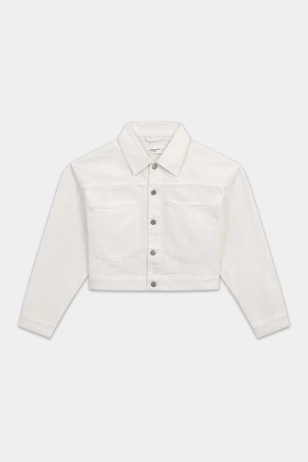 Acquaverde Dean Off White giacca jeans corta
