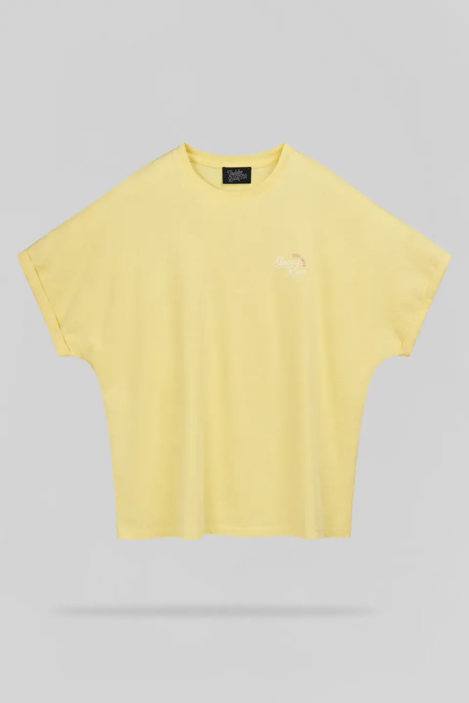 Teddy Smith T-Monty MC t-shirt giallo citron relaxed