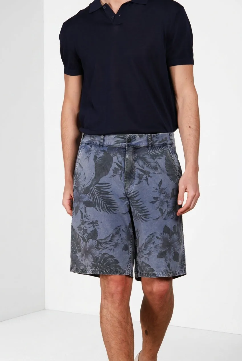 Mason's Denver M74 bermuda cargo uomo blu indaco relaxed