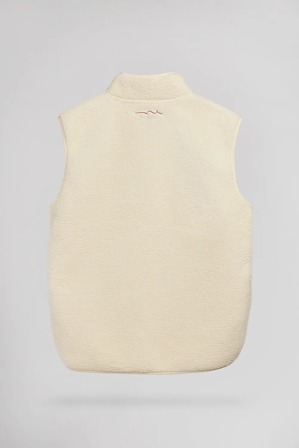 Teddy Smith B-Field gilet avorio uomo sherpa