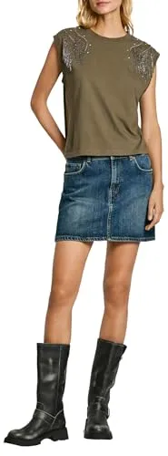Pepe Jeans Freija T-Shirt donna M senza maniche