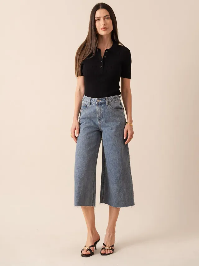 Oraije Giovani bermuda jeans blu vintage