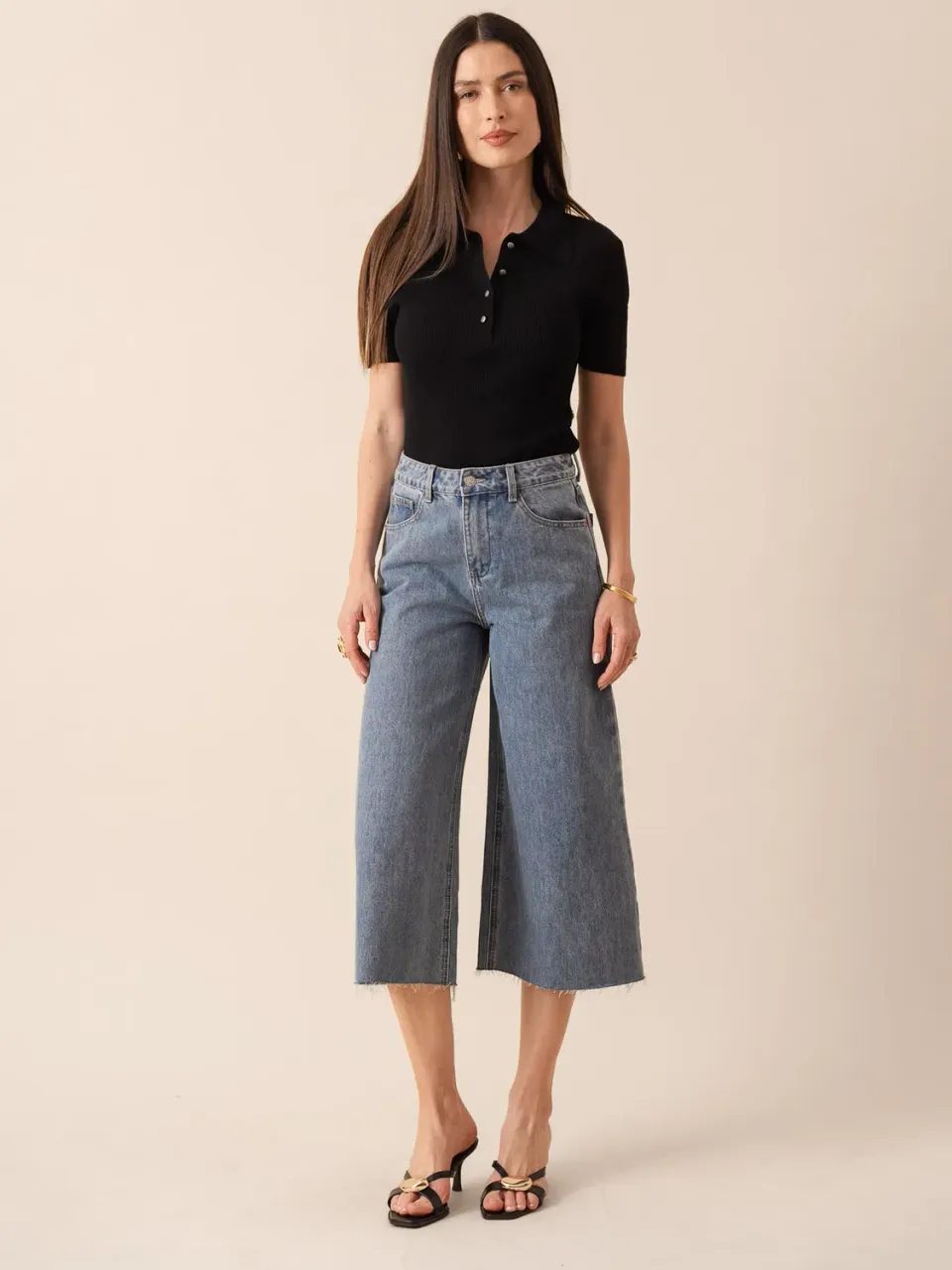 Oraije Giovani bermuda jeans blu vintage
