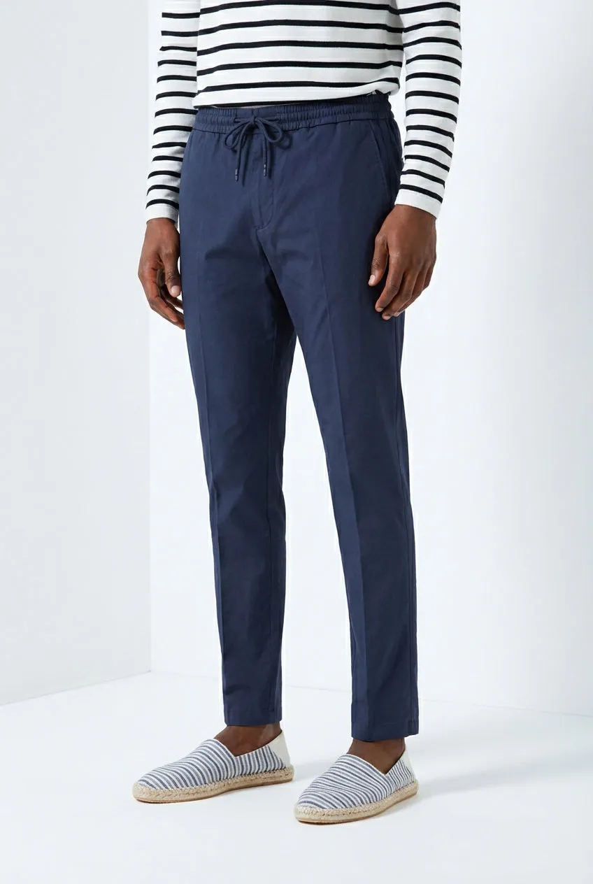 Mason's New York Sack pantalone jogger blu navy lyocell