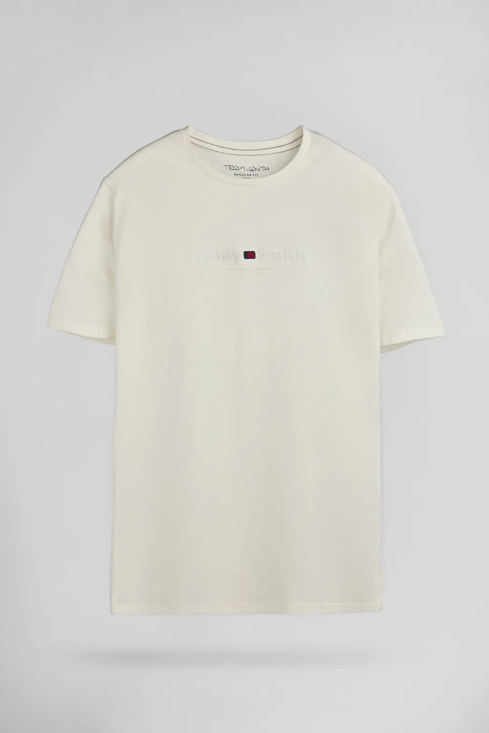Teddy Smith T-Jim MC t-shirt uomo bianco middle white