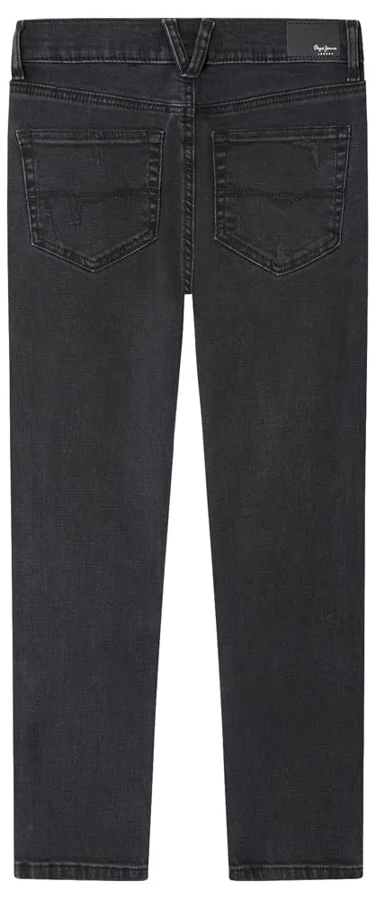 Pepe Jeans FS Cashed jeans slim ragazzo nero 10 anni