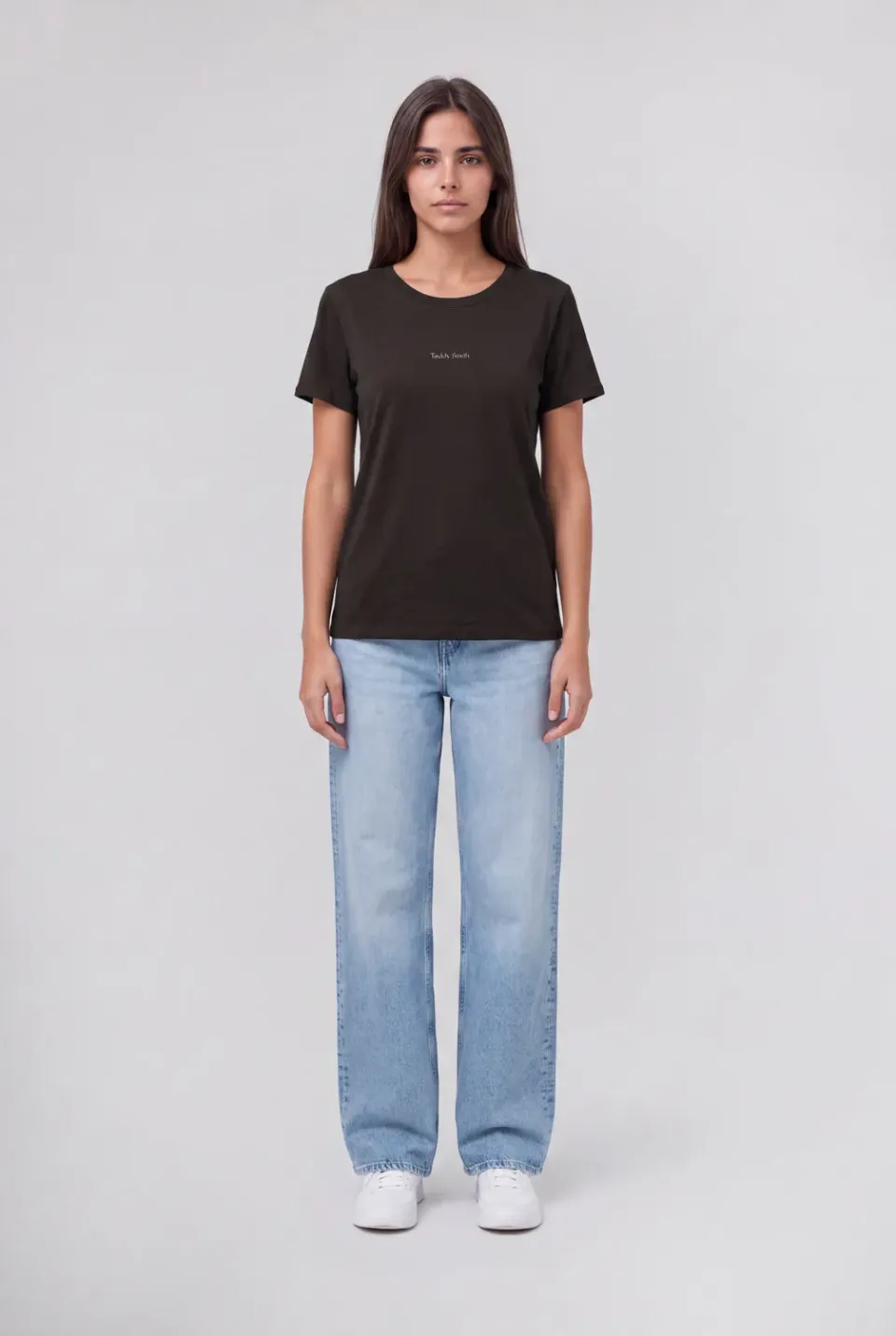 Teddy Smith T-Ribelle maglietta donna nero cotone