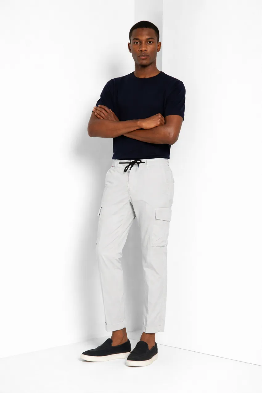 Mason's Chile Jogger pantalone cargo uomo grigio extra slim