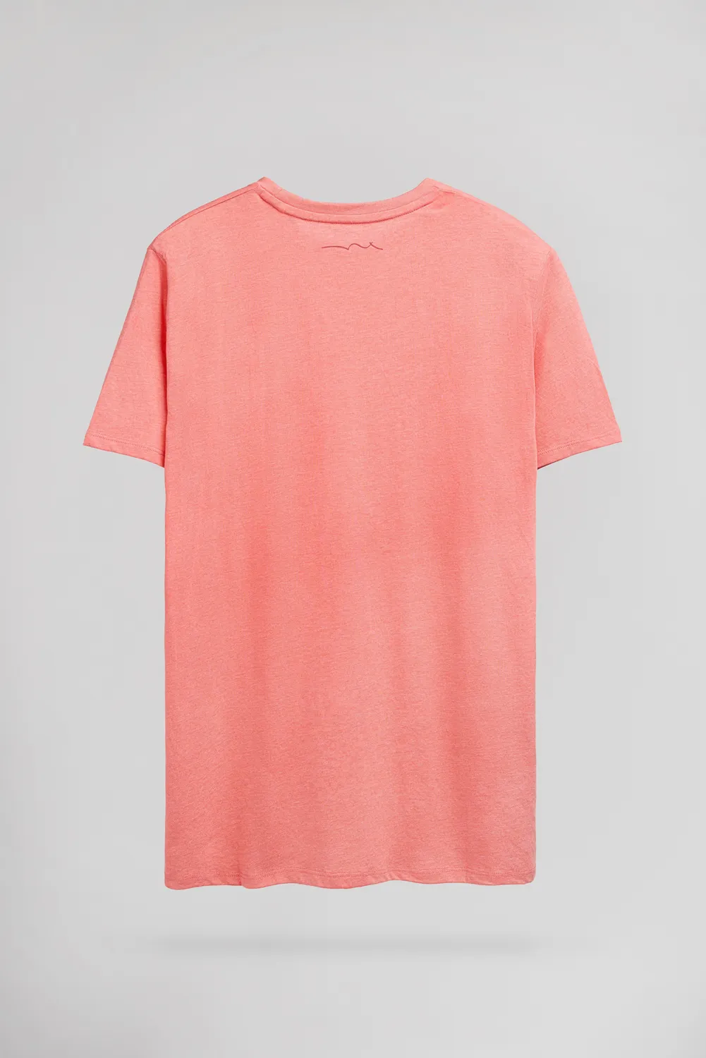 Teddy Smith The Tee t-shirt corallo chiné rilievo