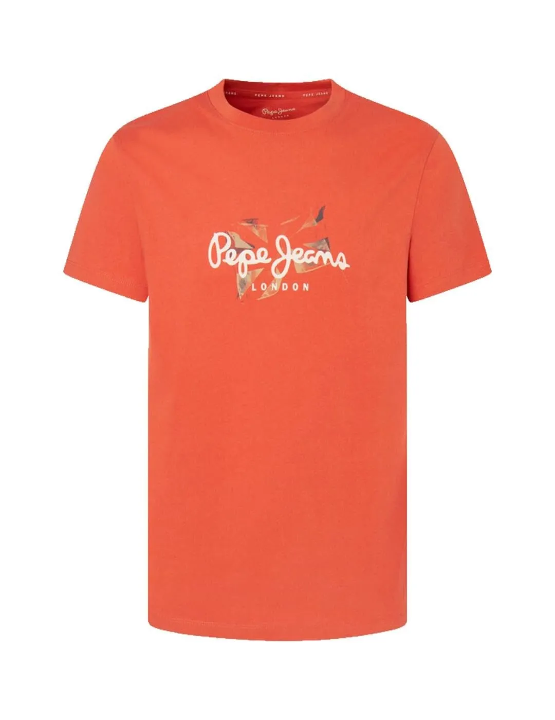 Pepe Jeans Count T-Shirt uomo arancione XS logo petto