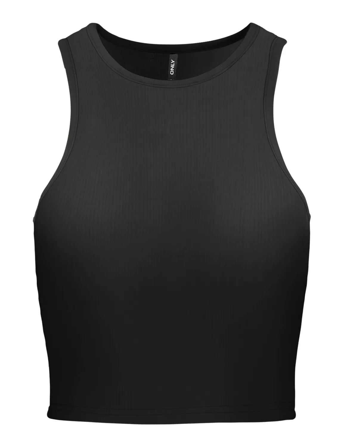 Only Onlbelia top donna crop taglia S nero righe