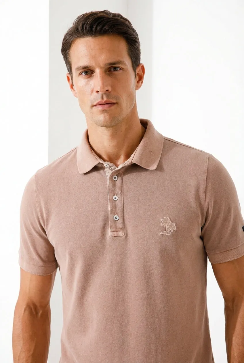 Mason's Leopardi polo uomo terra piquet cotone