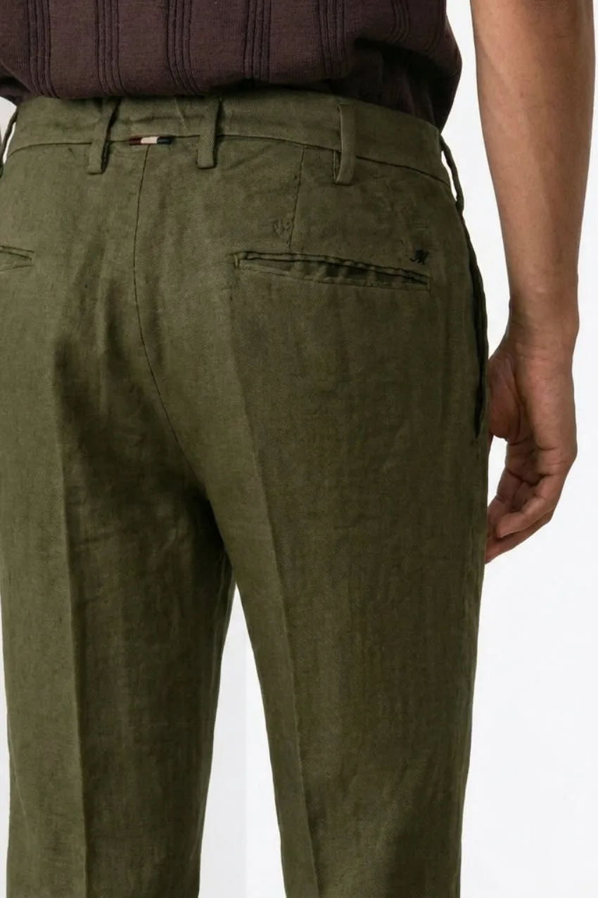 Mason’s New York Icon Flex chino lino verde bosco