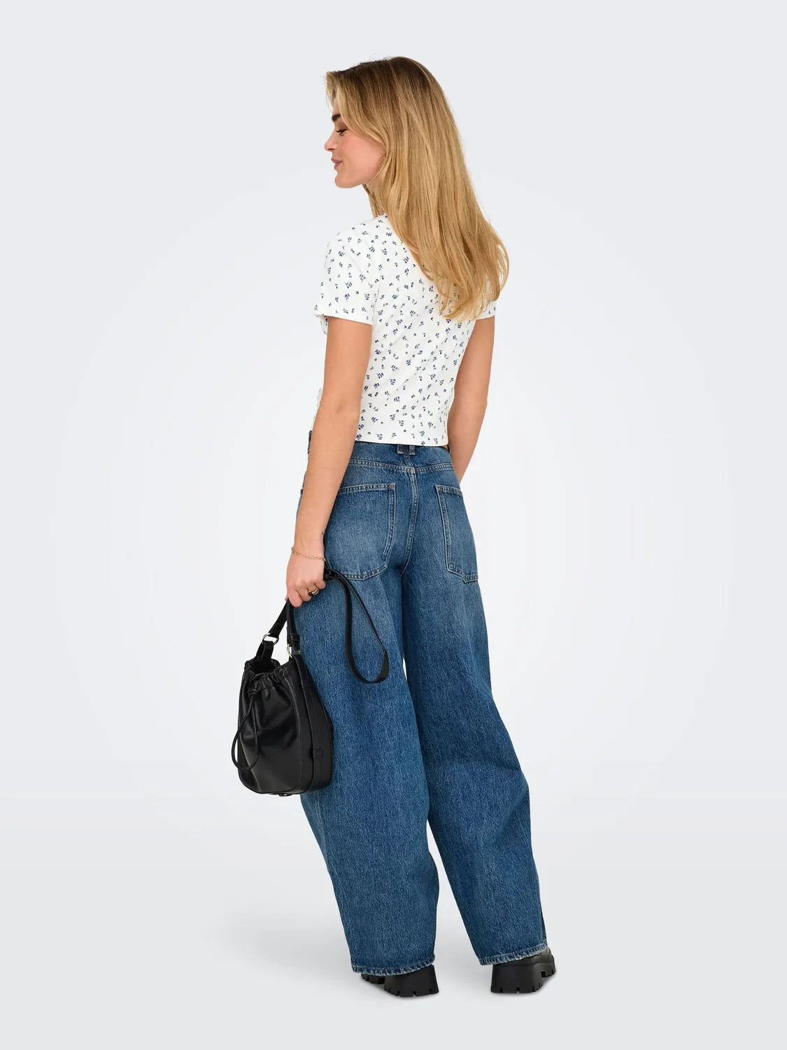 ONLY Onlfenja Top Donna M Maniche Corte Stampato