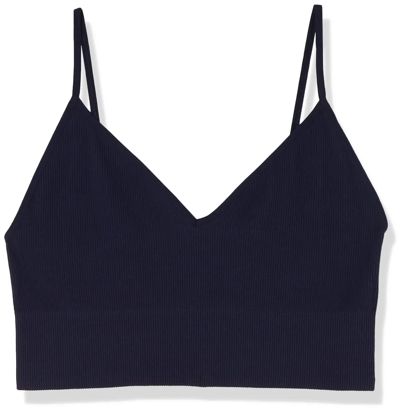 Only Onlvicky Rib top seamless scollo a V opaco