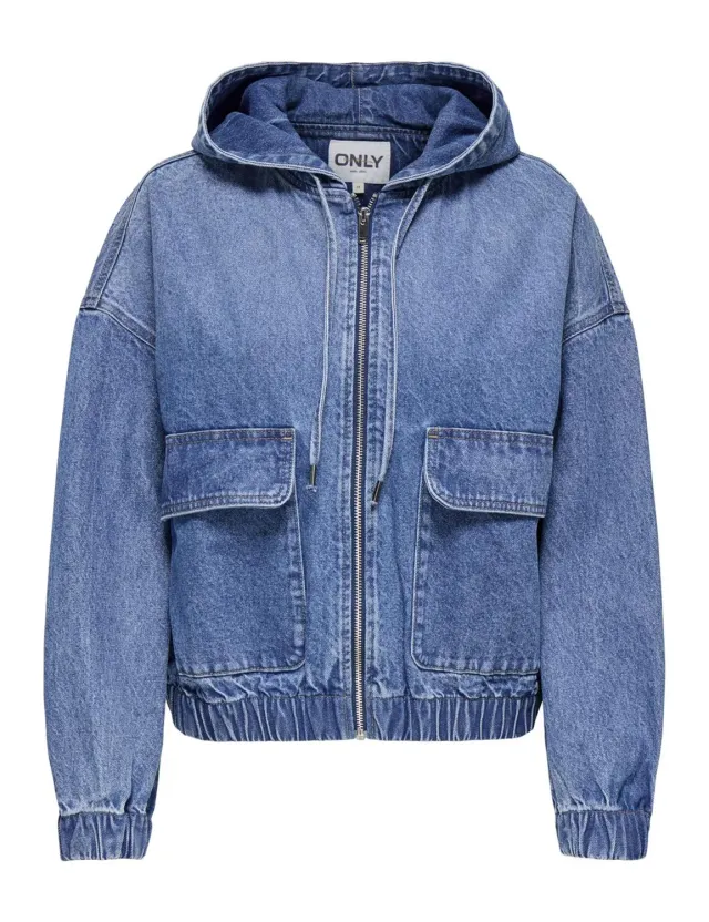 ONLY Onlkenzie L/S Dnm Jacket Akm Noos giacca denim taglia L