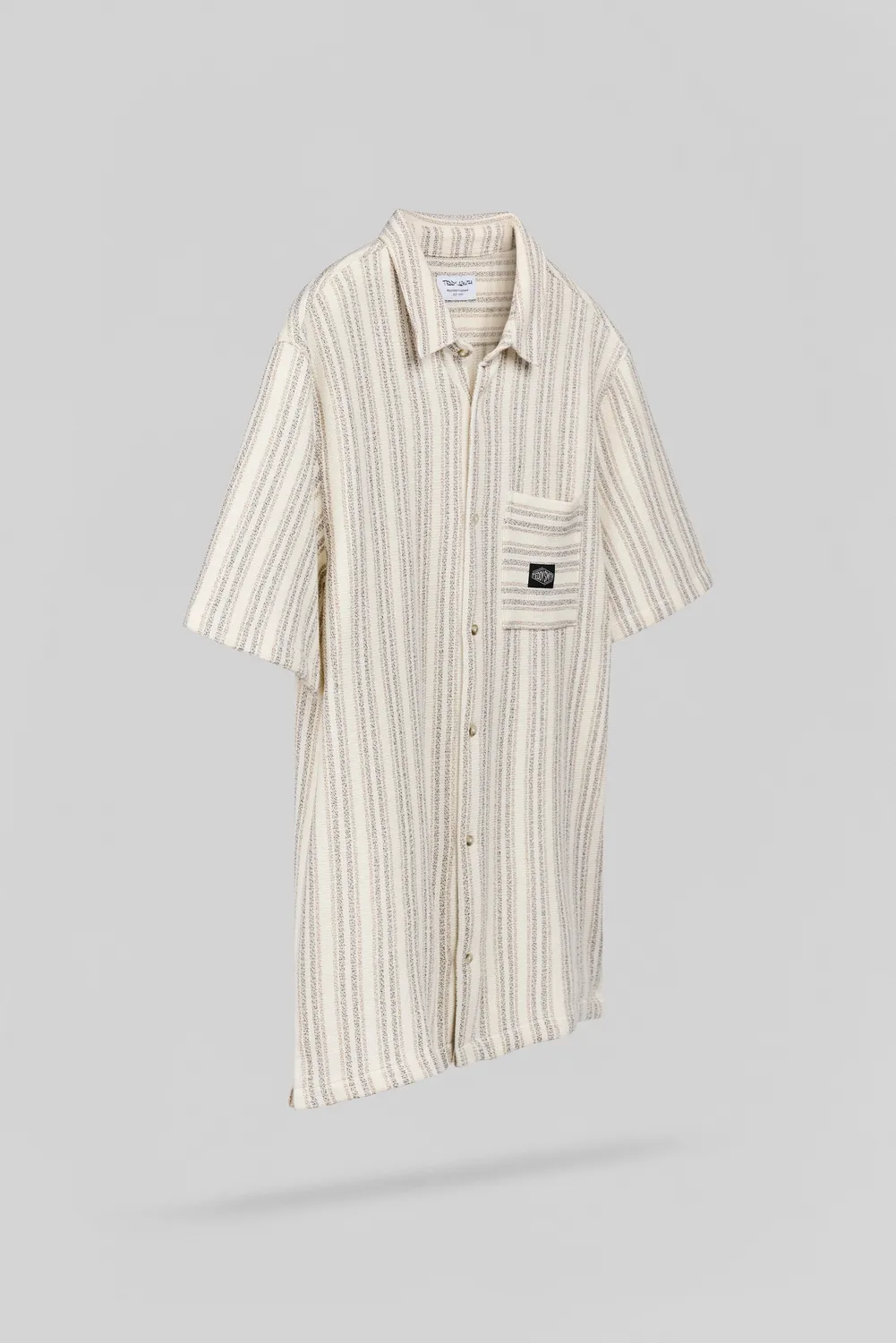 Teddy Smith C-Akuma MC camicia bianca maniche corte